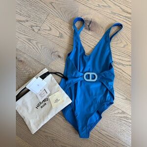 Hermes Blue Swimsuit